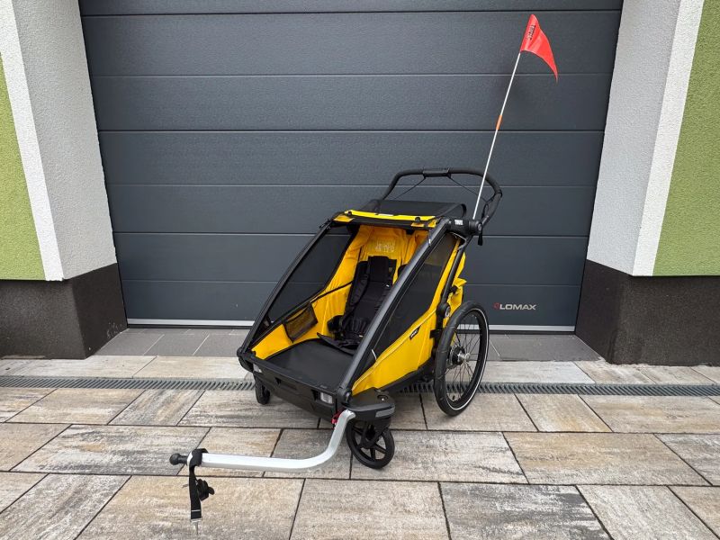 Thule Chariot Sport 2 double, stav jako nový!