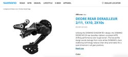 Shimano přehazovačka RD-M5120 10/11s + řazení