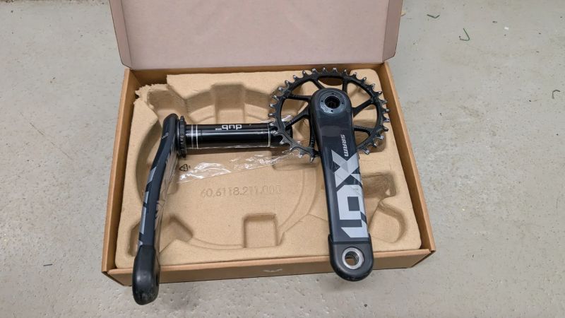 SRAM DUB X01 175mm + Garbaruk Oval 32T