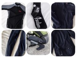 Isadore cyklo set L – bunda OSRAM, kalhoty ThermoRoubaix, dres + návleky