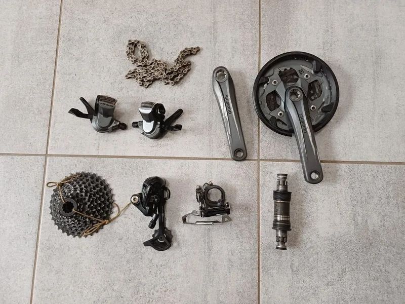 Sada Shimano Alivio/Deore 3x9 