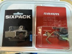 4 páry brzdové destičky Sram pro Elixir, Level - Organické