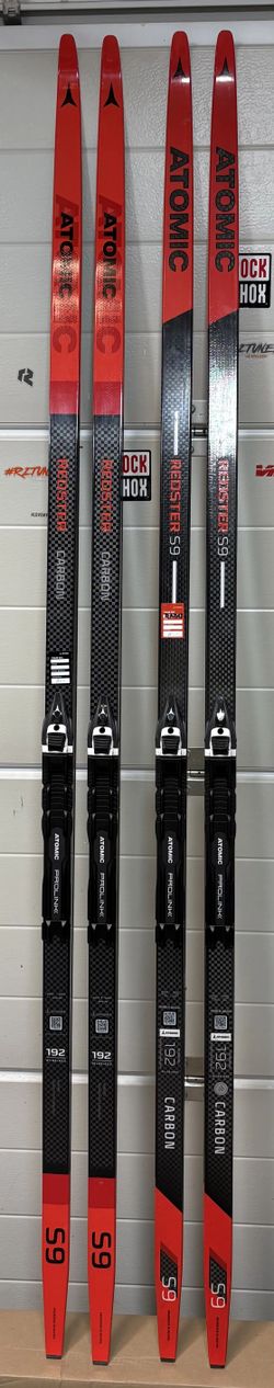 2× Atomic Redster S9 Carbon Skate 192 cm