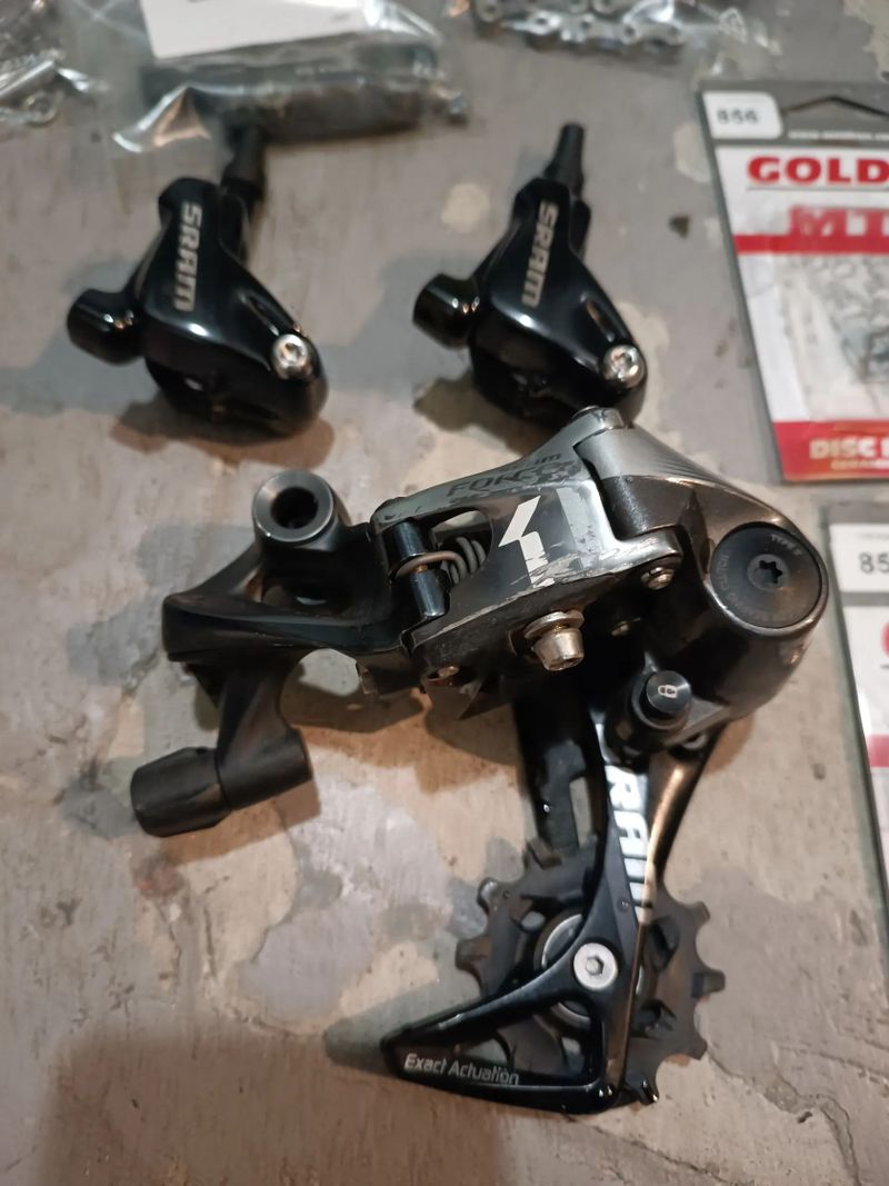 sada Sram 1x11, hazka Force, cenu nabídněte, budu rád, že ještě poslouží