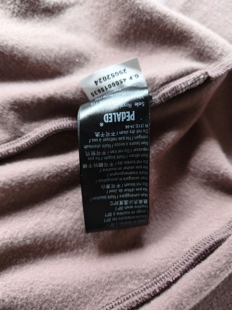 Dres s dlouhým rukávem PEdALED Odyssey Long Sleeve Jersey Dark Rose vel.XL