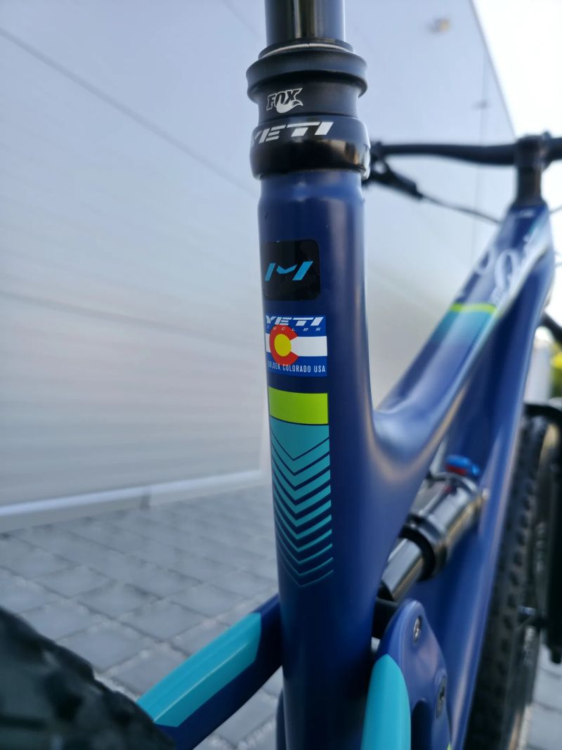 Yeti SB5 2019 27,5″ velikost M / Top stav / Sram GX Eagle 1x12 / Fox 36