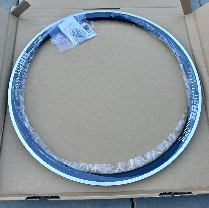 2 Ráfky DT Swiss RR 511 ráfkové brzdy 28d 700c