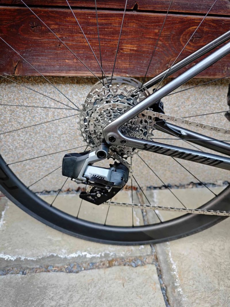 Specialized Tarmac SL8 Expert Rival eTAP AXS 2x12 Roval C38 Power Meter Quarq vel. 54