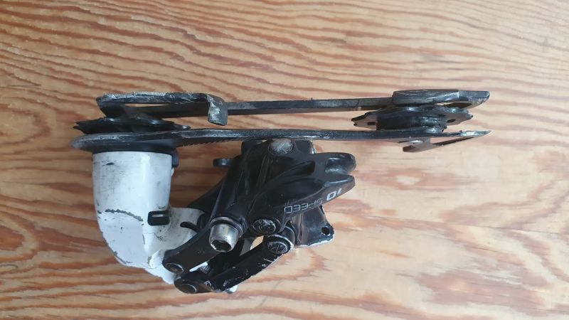 Sram x9 přehazovačka a řadicí páčky sram x7