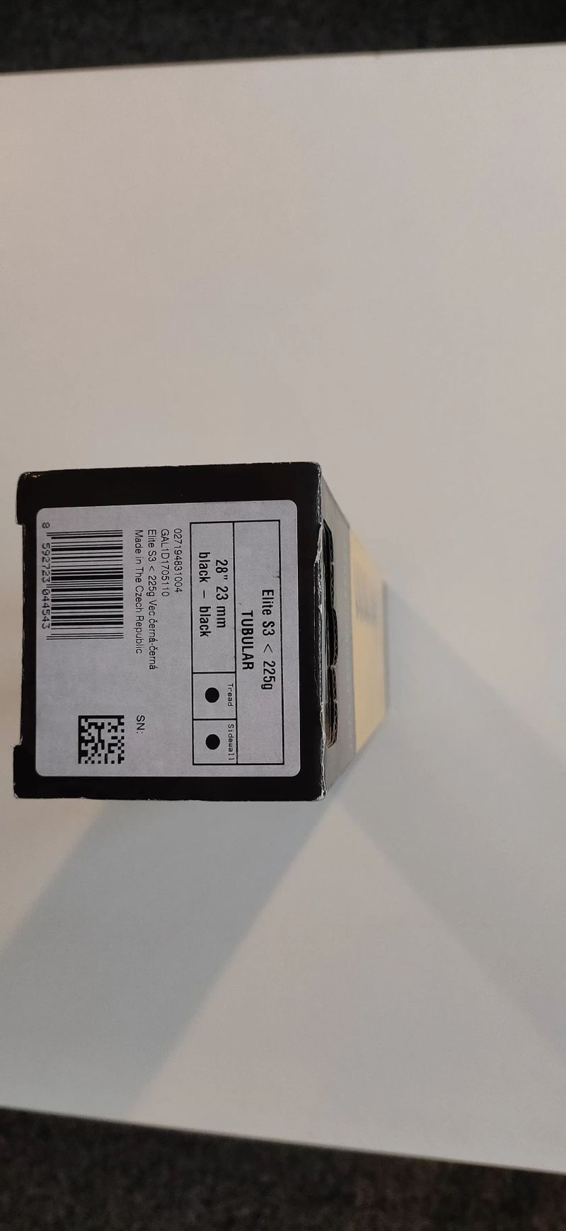 Tufo Elite S3 silniční galuska 28"/23 mm černá/černá