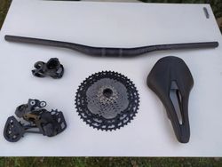 Cyklo komponenty - Nové, nejeté