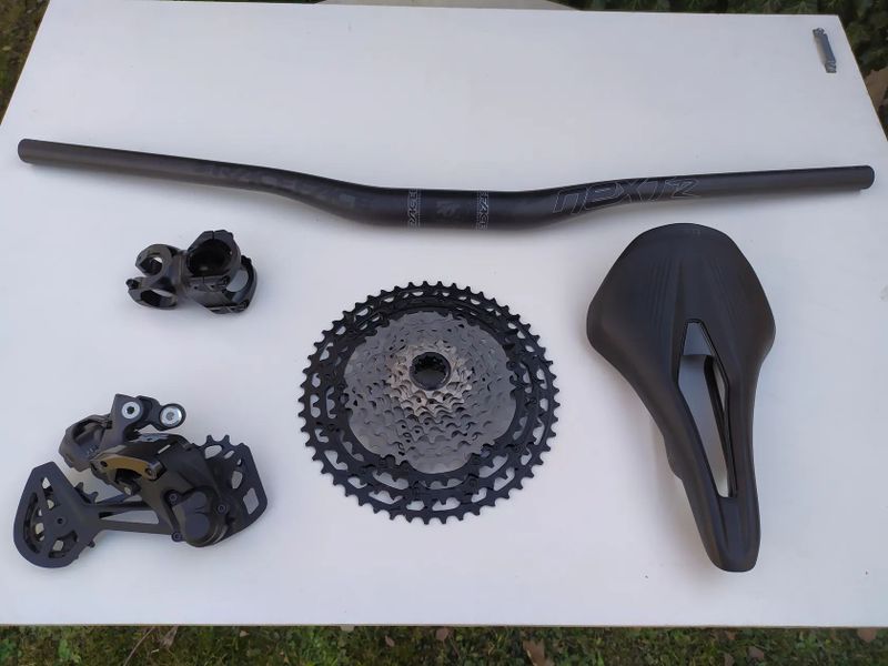 Cyklo komponenty - Nové, nejeté