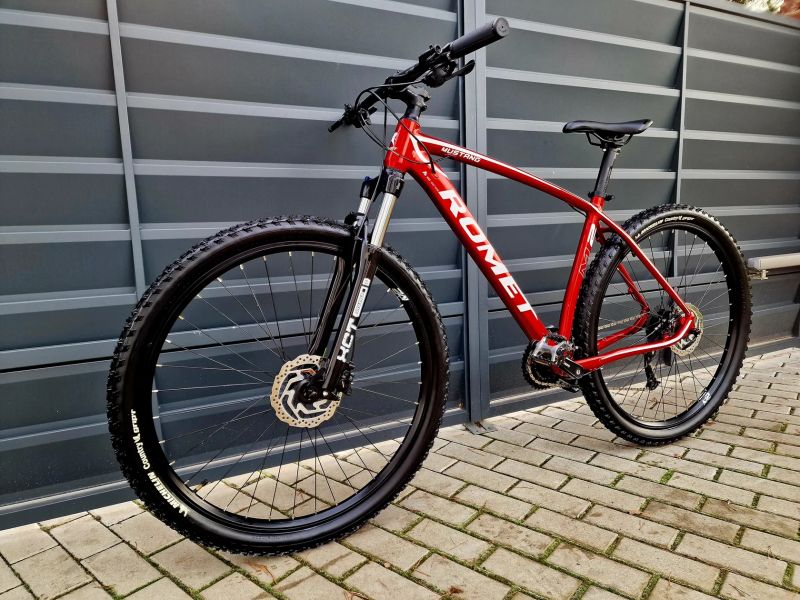 (27)Horské hliníkové kolo Romet 29" Zánovní