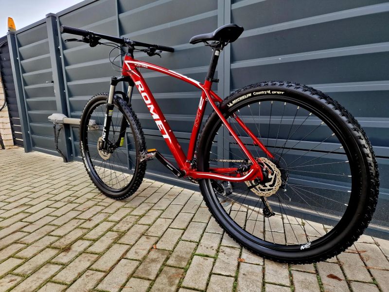 (27)Horské hliníkové kolo Romet 29" Zánovní