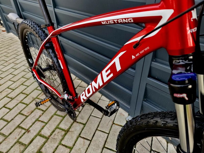 (27)Horské hliníkové kolo Romet 29" Zánovní