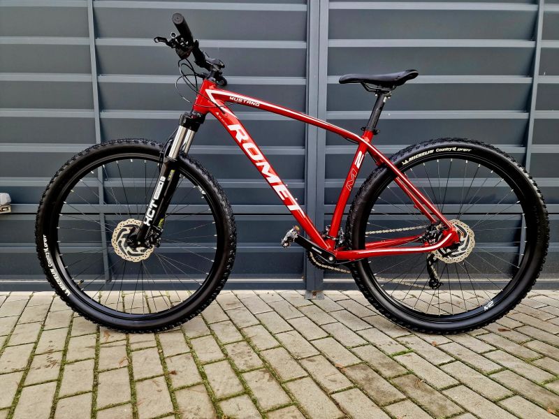 (27)Horské hliníkové kolo Romet 29" Zánovní