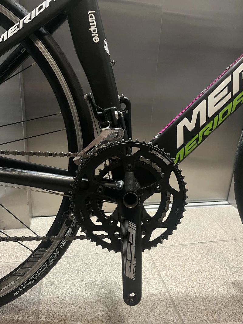 Aero Merida Reacto 400 Lampre, shimano 105 2x11 