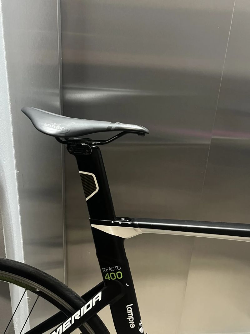 Aero Merida Reacto 400 Lampre, shimano 105 2x11 