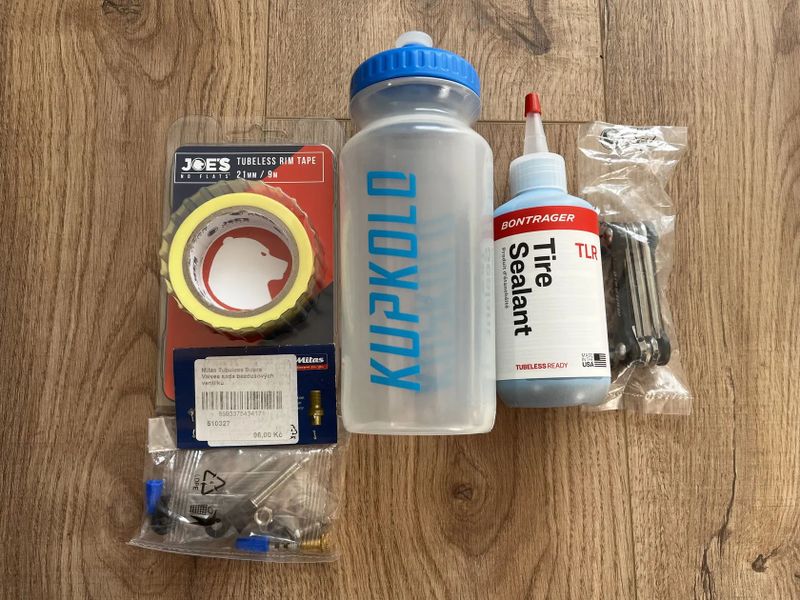 Bezduše příprava + multiklíč + lahev