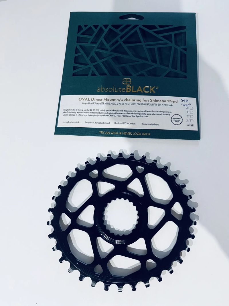 Převodník Absolute Black ovál 34T