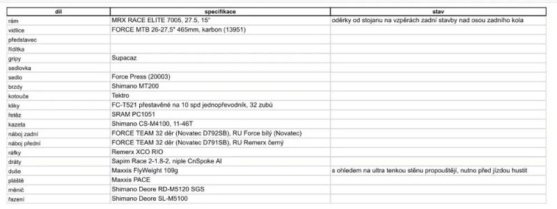 Kolo MRX 27,5\" 10,4 kg, hliník