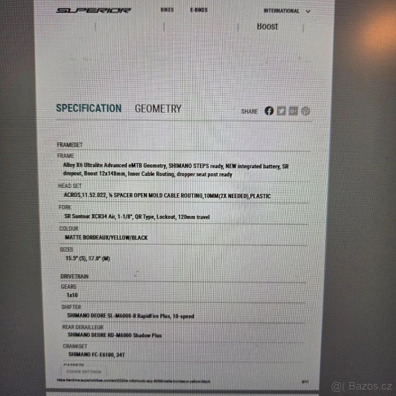 Superior MODO eXP 8069 top stav, jasný a doložený původ, první majitel, najeto jen 700km