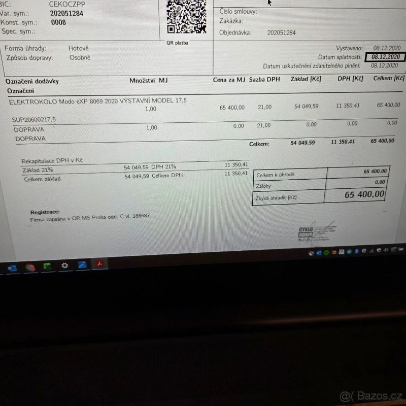 Superior MODO eXP 8069 top stav, jasný a doložený původ, první majitel, najeto jen 700km