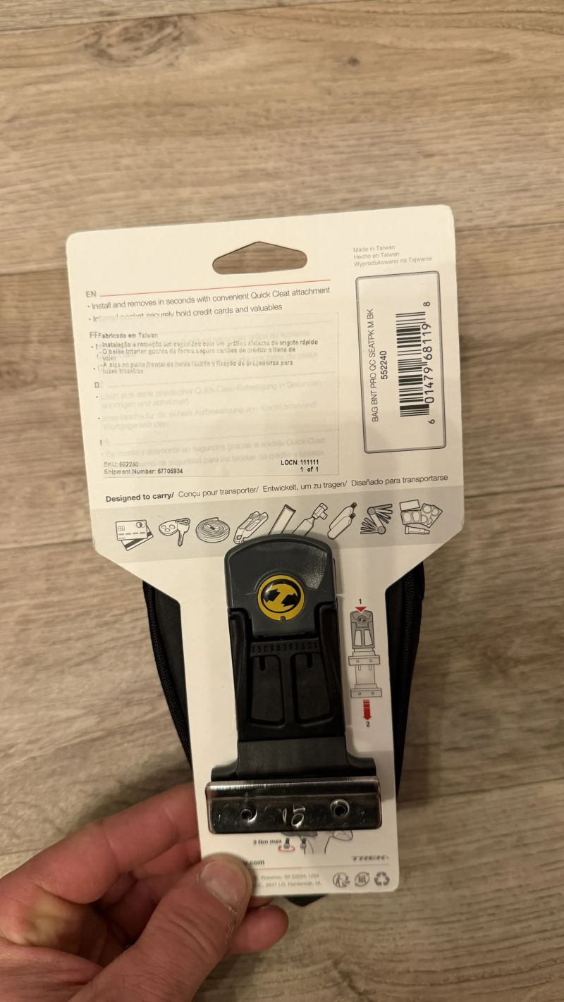 Bontrager Pro Quick Cleat Seat Pack M