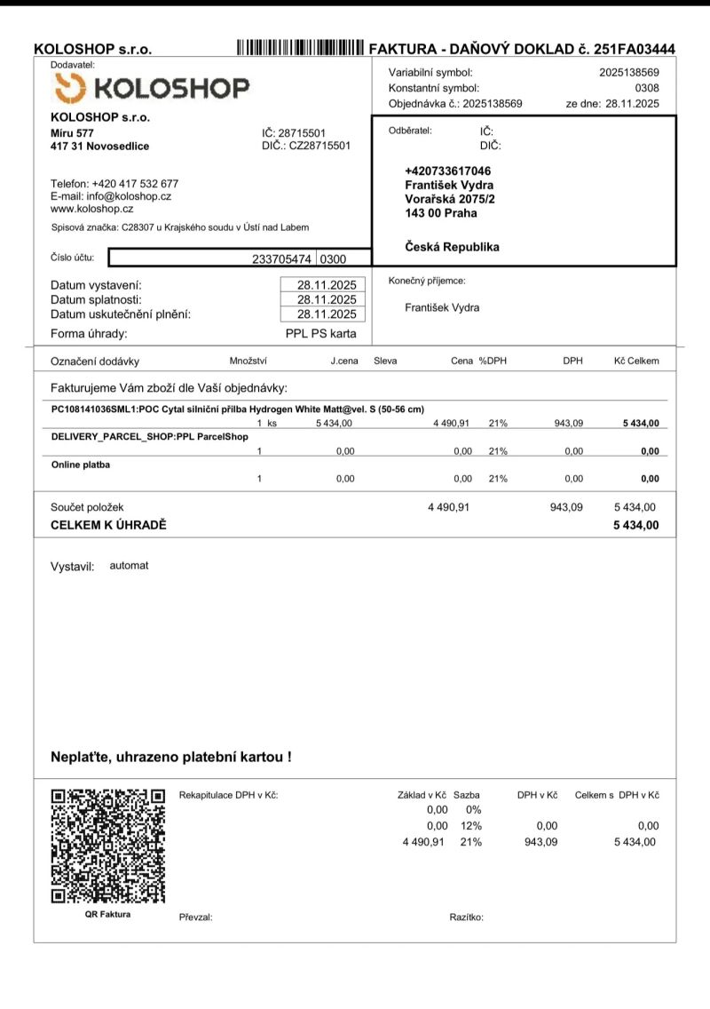 POC CYTAL Hydrogen White Matt, S (50-56cm)