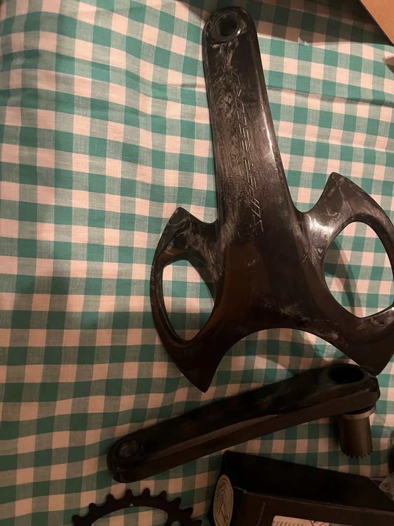 Campagnolo Super Record 2x13 sada, nejeté, sundáno z kola