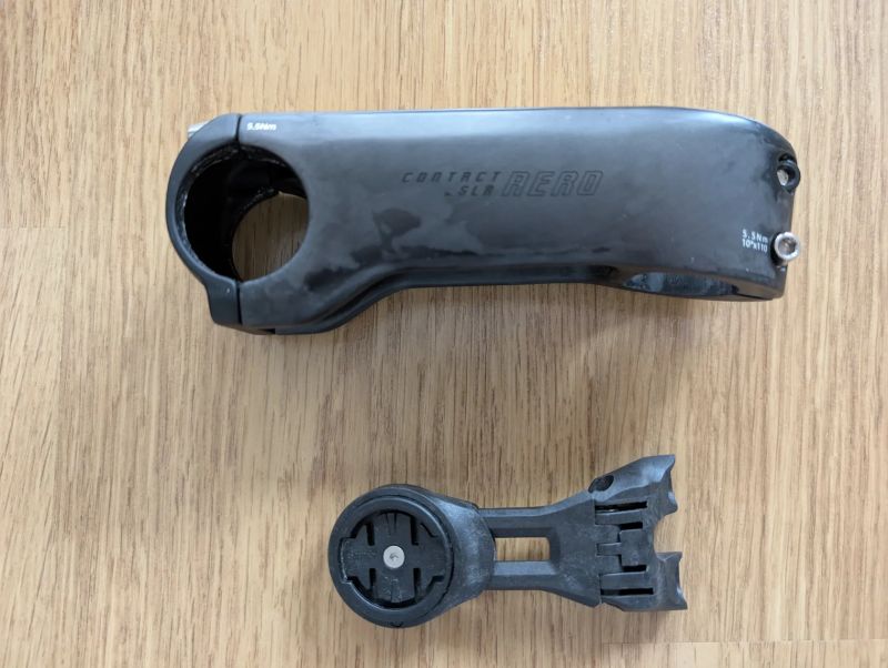 Set karbon řídítka Giant Contact SLR Aero Handlebar + představec Contact SLR Aero