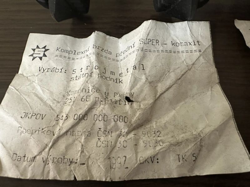 Strojmetal NOVÉ brzdy