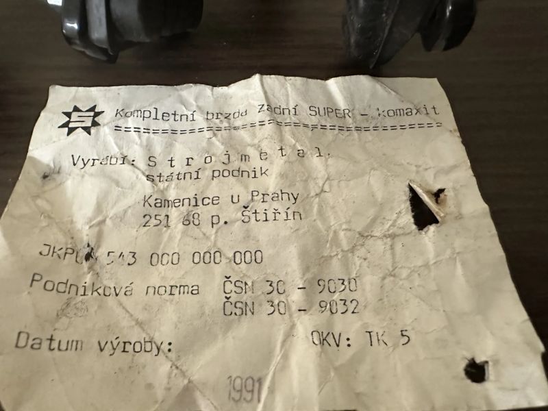 Strojmetal NOVÉ brzdy