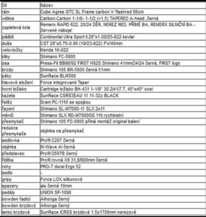 Karbonové fitness kolo