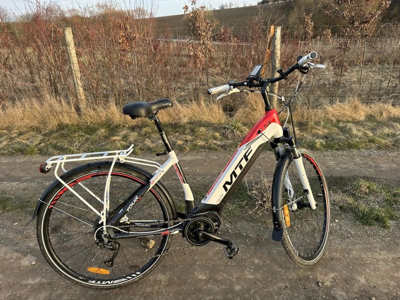 Dámské elektrokolo MTF Tour 5.2 – 720 Wh baterie, středový motor, vel. L