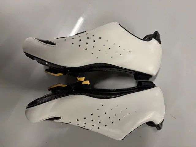 tretry LAKE CX237 Carbon bílá vel.43