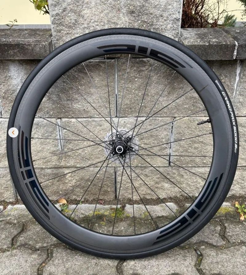 Silniční karbonová zapletená kola EIE - 5cm, ráfková brza