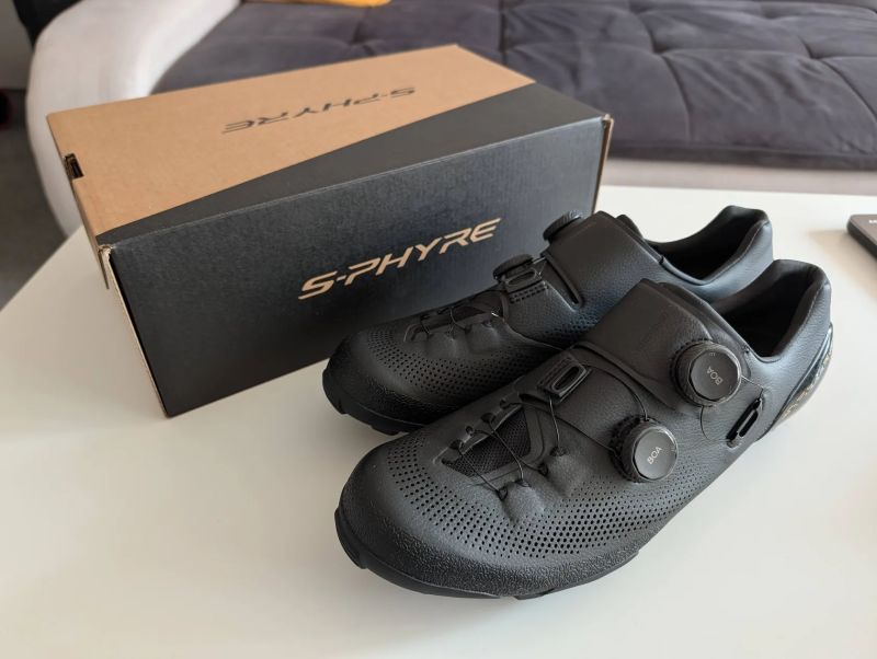 Tretry na gravel Shimano S-Phyre SH-RX910, vel. 47 černá