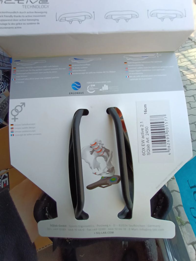 SQlab 60X Ergowave Active 16cm