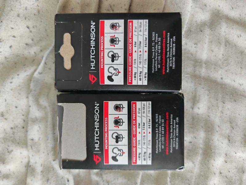 2x duše pro horské kola Hutchinson 26x1.00 - 1.25 palců