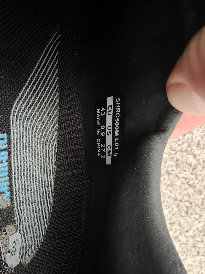 Tretry Shimano SH-RC500 černé 