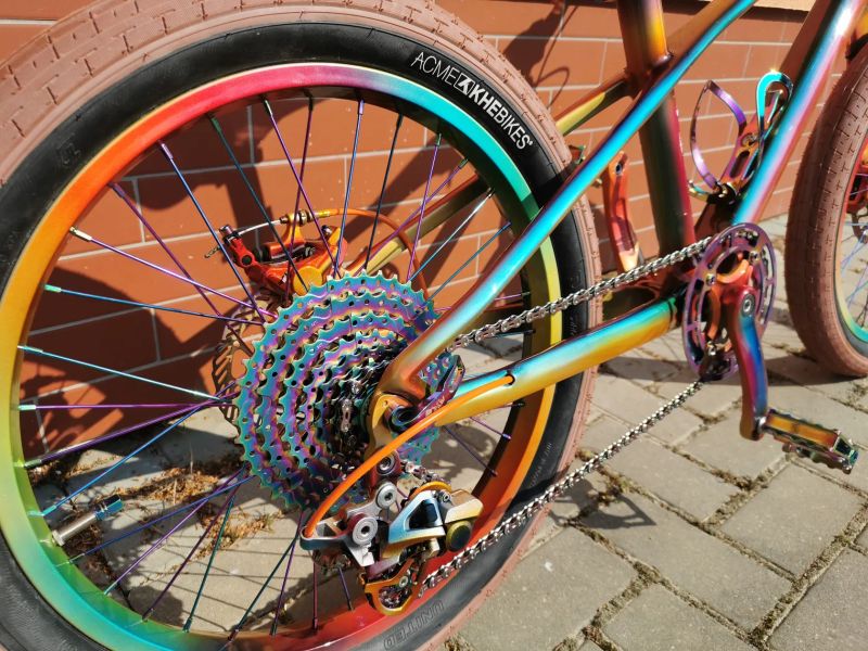 20" karbónové kolo – OIL SLICK / CANDY 