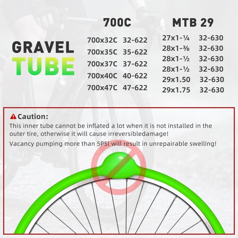 CYCLAMI duše TPU ultralight GRAVEL 50g 45mm