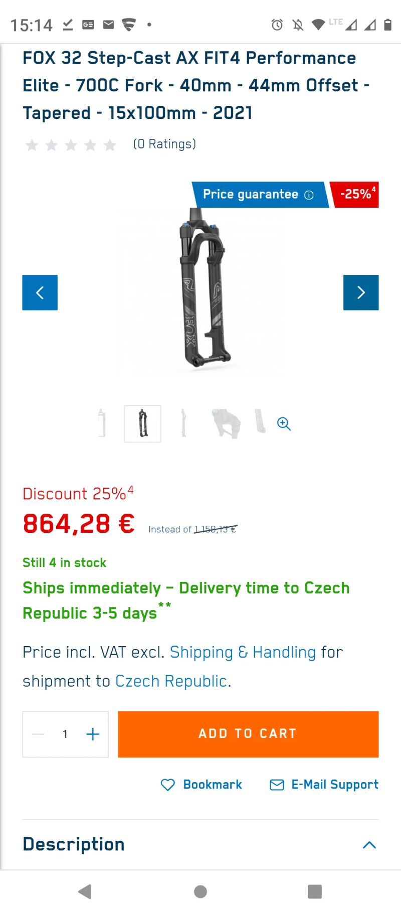 Gravel BC Flint s Fox vidlicí