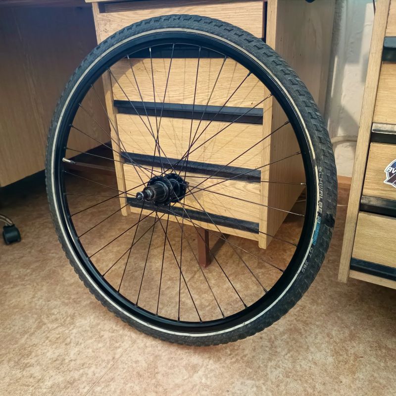 zadni vypletene kolo rychloupinak 135mm 700c 29er 622