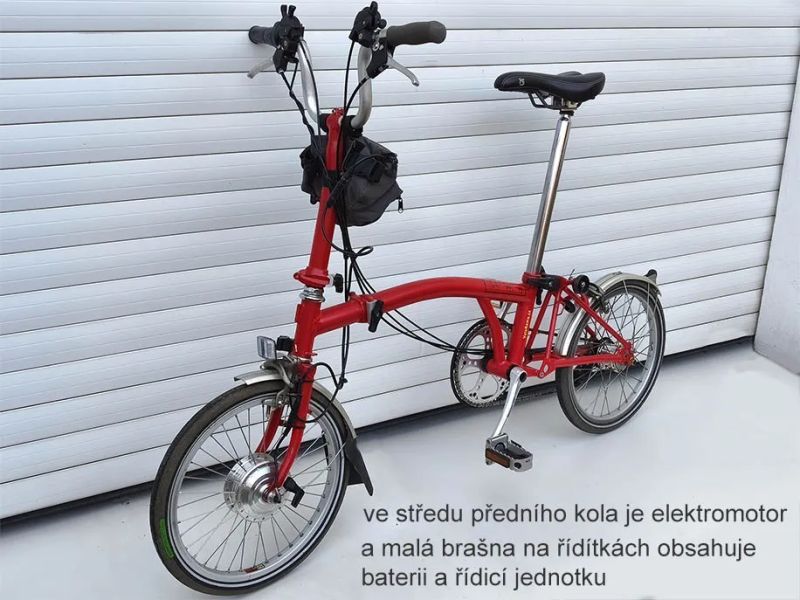 DVĚ SKLÁDACÍ KOLA BROMPTON C-LINE V PROVEDENÍ M6L