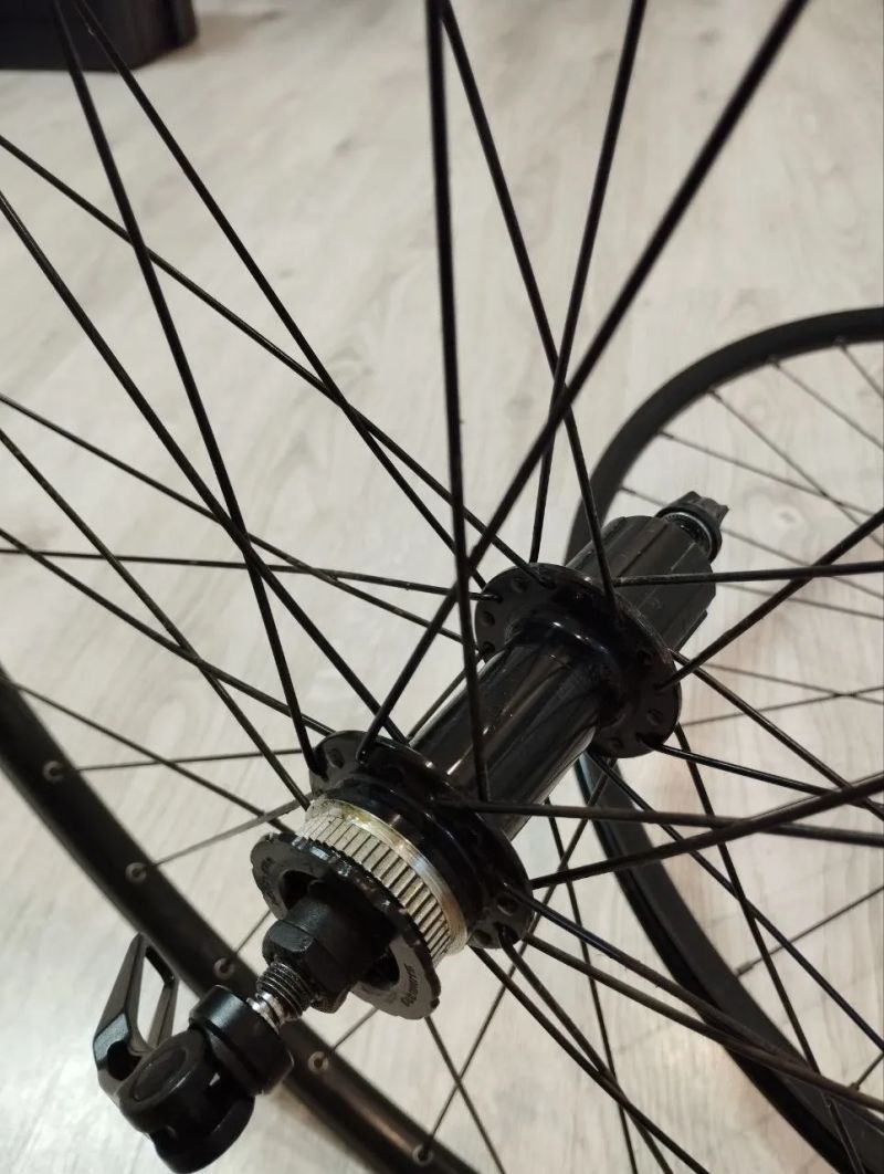 Zapletená kola 29", 32 děr, Shimano HG, Quick release