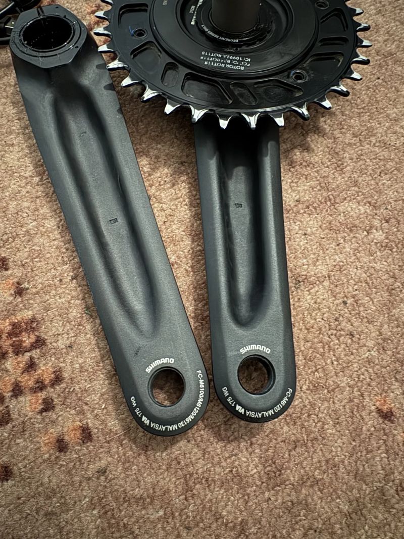 Shimano Deore + Wattmetr ROTOR MTB INSPIDER + 2x převodník TOP STAV