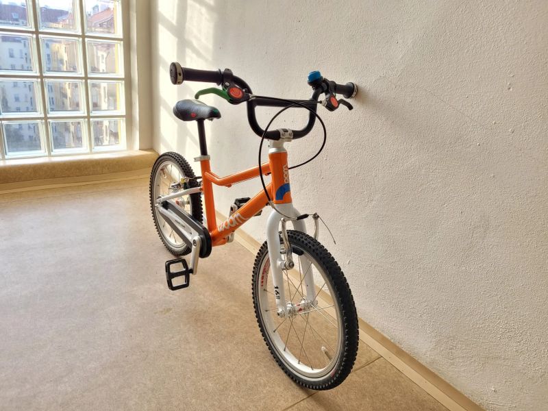 WOOM - dětské kolo 16" WOOM 3 oranžová, 100032-0063-5004