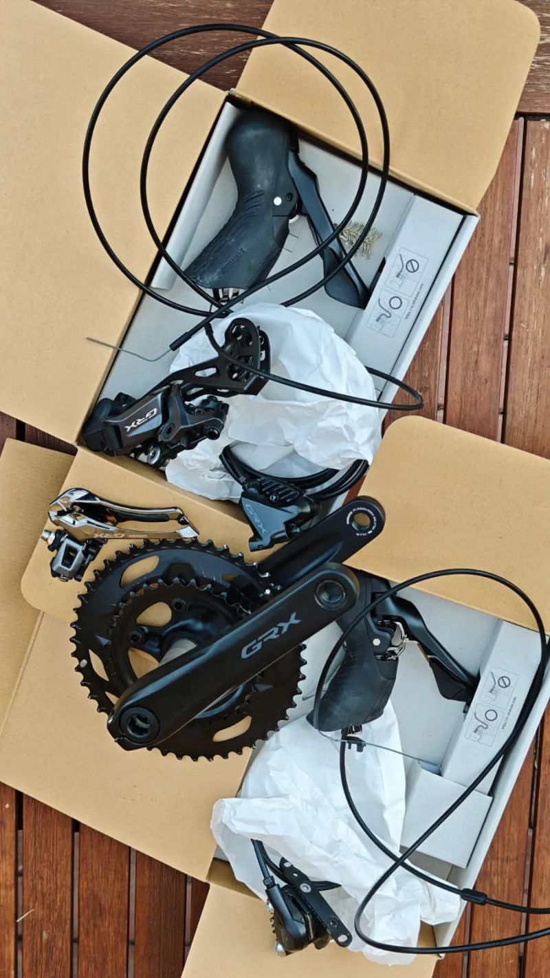 Nová mechanická sada Shimano GRX 2x12